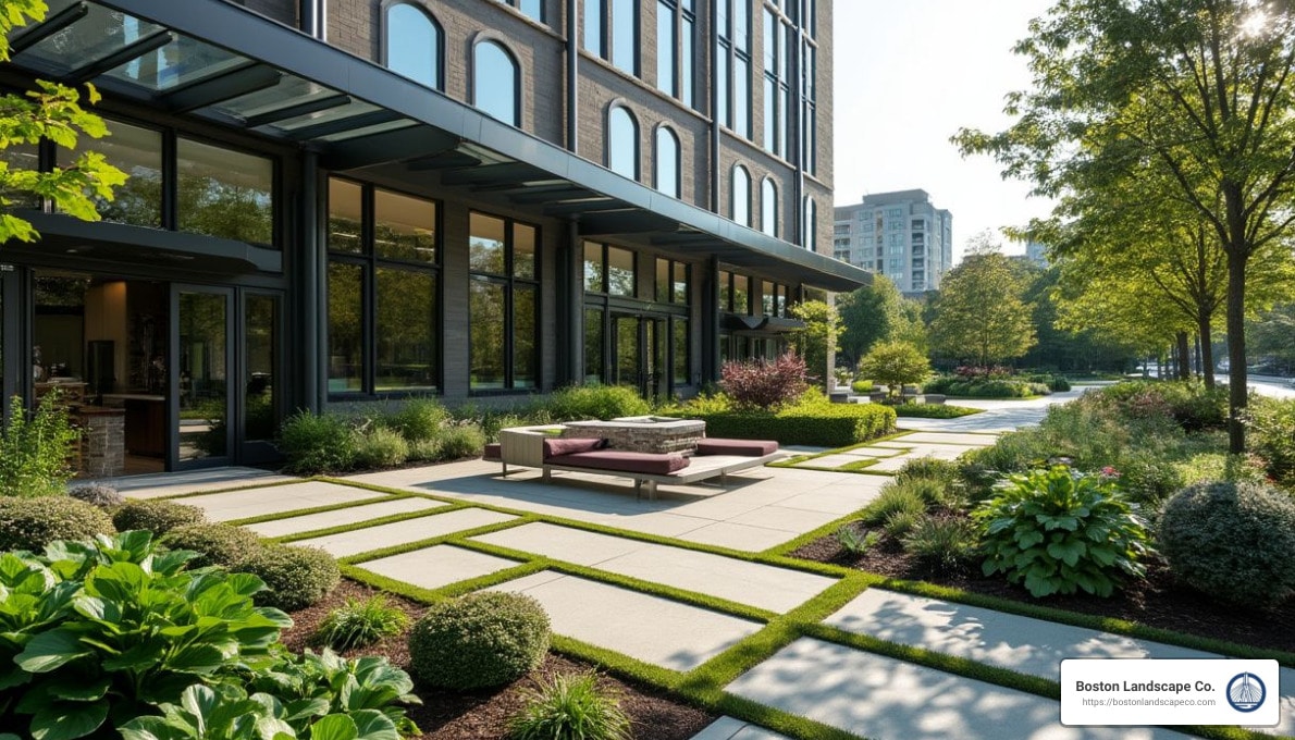 Commercial Hardscape: Key Benefits and Design Ideas