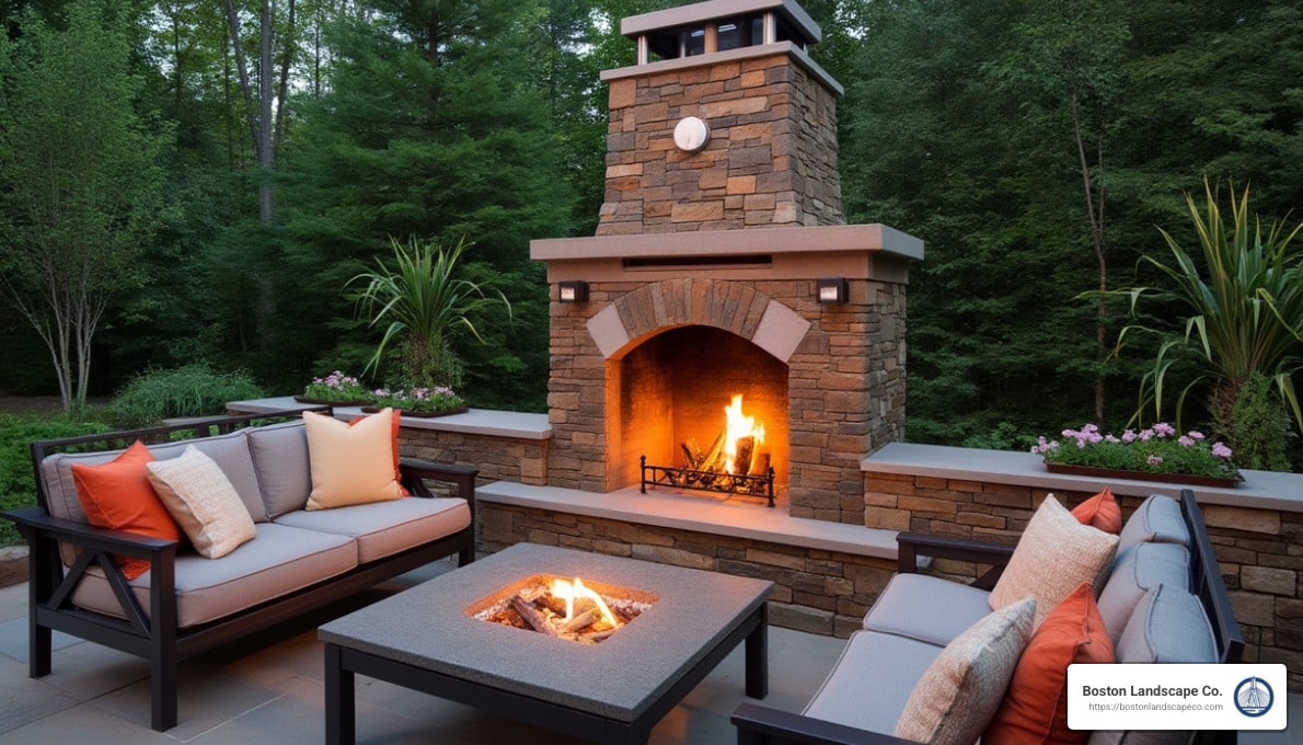 Warm Up Your Patio: Top Custom Outdoor Fireplace Designs