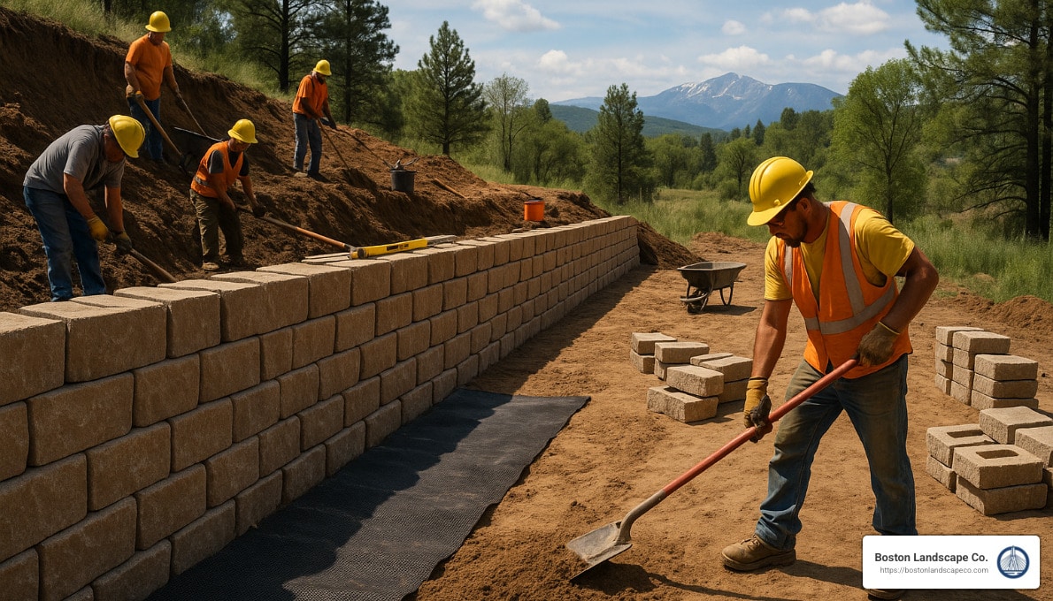Hold the Line: How to Construct a Retaining Wall