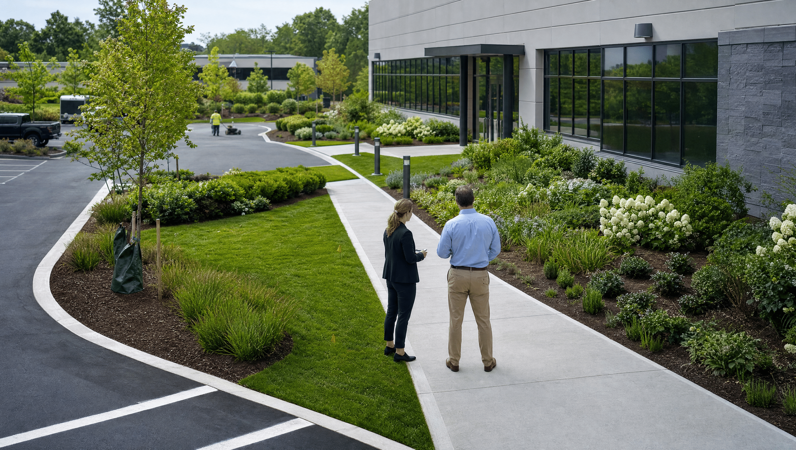 Commercial Landscape Design: Coordinating Appearance, Access, and Ongoing Maintenance